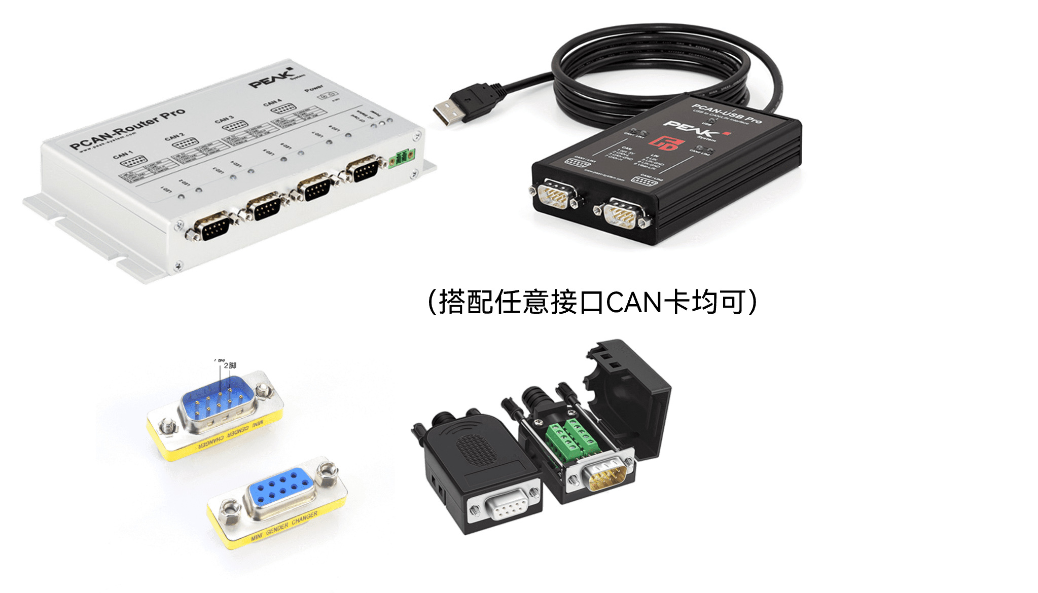 PCANRouter Pro 4通道CAN总线网关 虹科智能互联